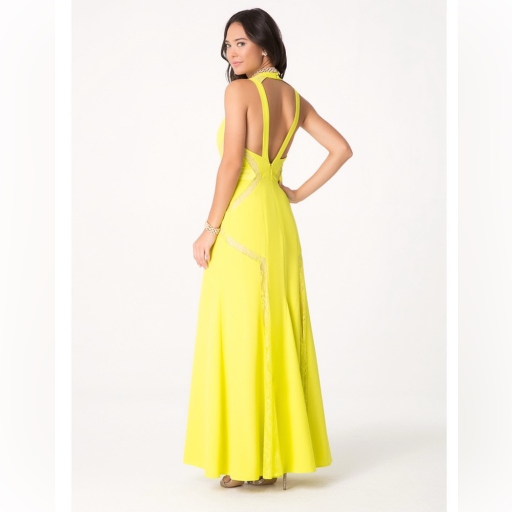 NWT - Bebe lace illusion maxi dress - 4